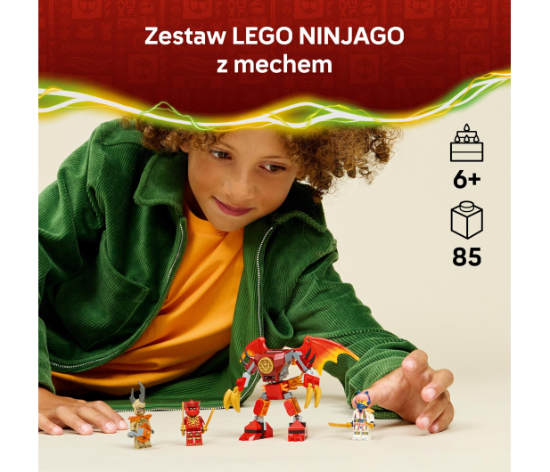 LEGO NINJAGO 71851 Smok-mech Kaia — zestaw bitewny - 1473535 - zdjęcie 5